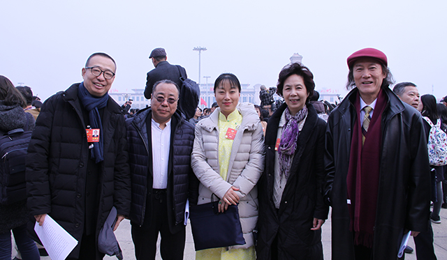 政協委員潘魯生、尹力、盛小云、范小青等