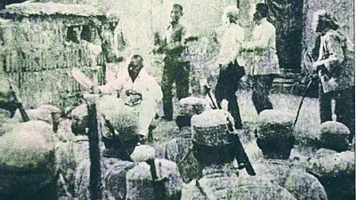 1943年，《團結就是力量》在北莊村首演。資料照片