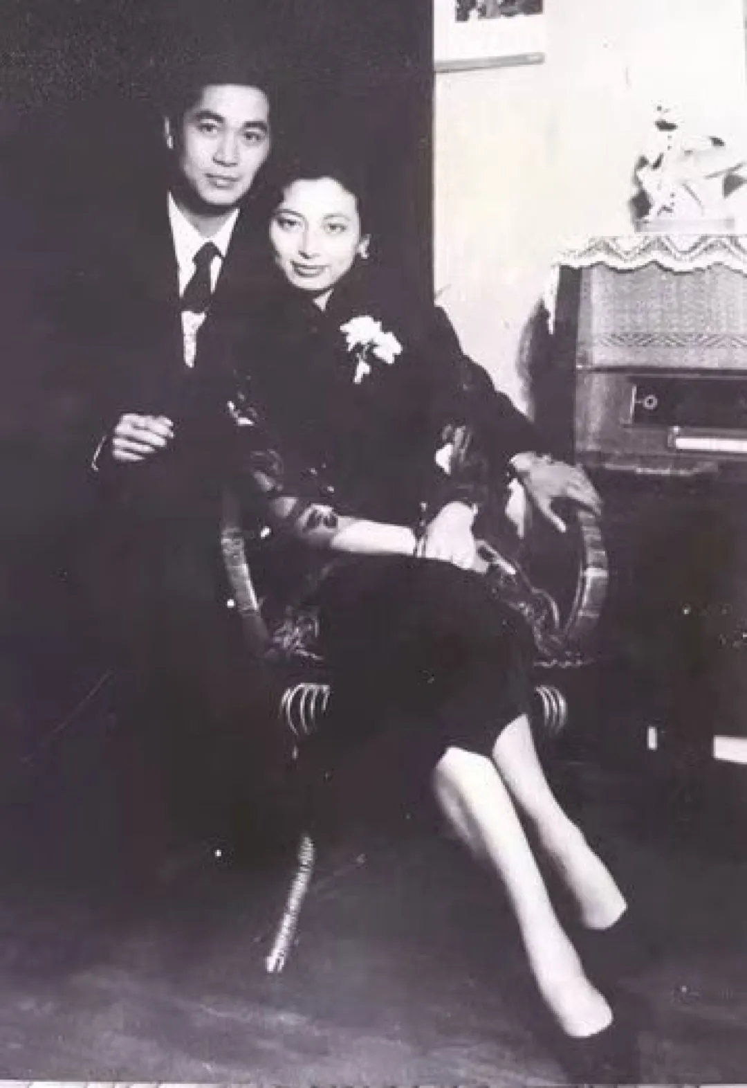 ▲馬振騁和太太年輕時的照片 圖/資料圖片